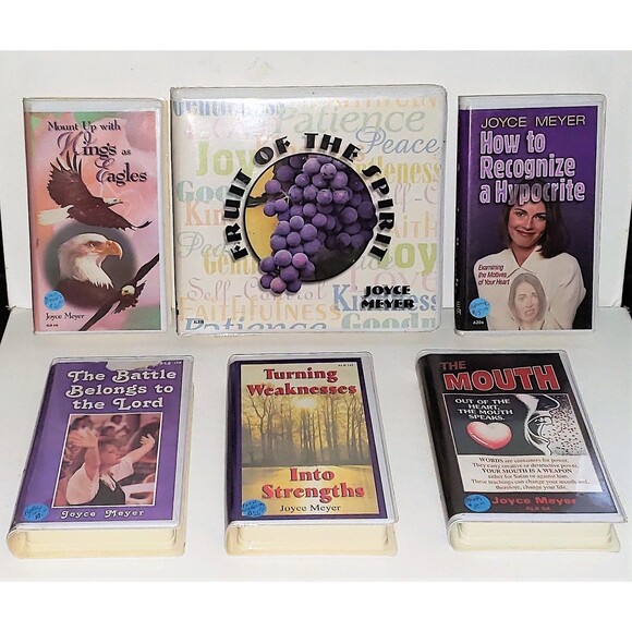 WOW JOYCE MEYER Large OOP VHS Collection Many Rarities Christmas Gift Special! - Picture 2 of 9